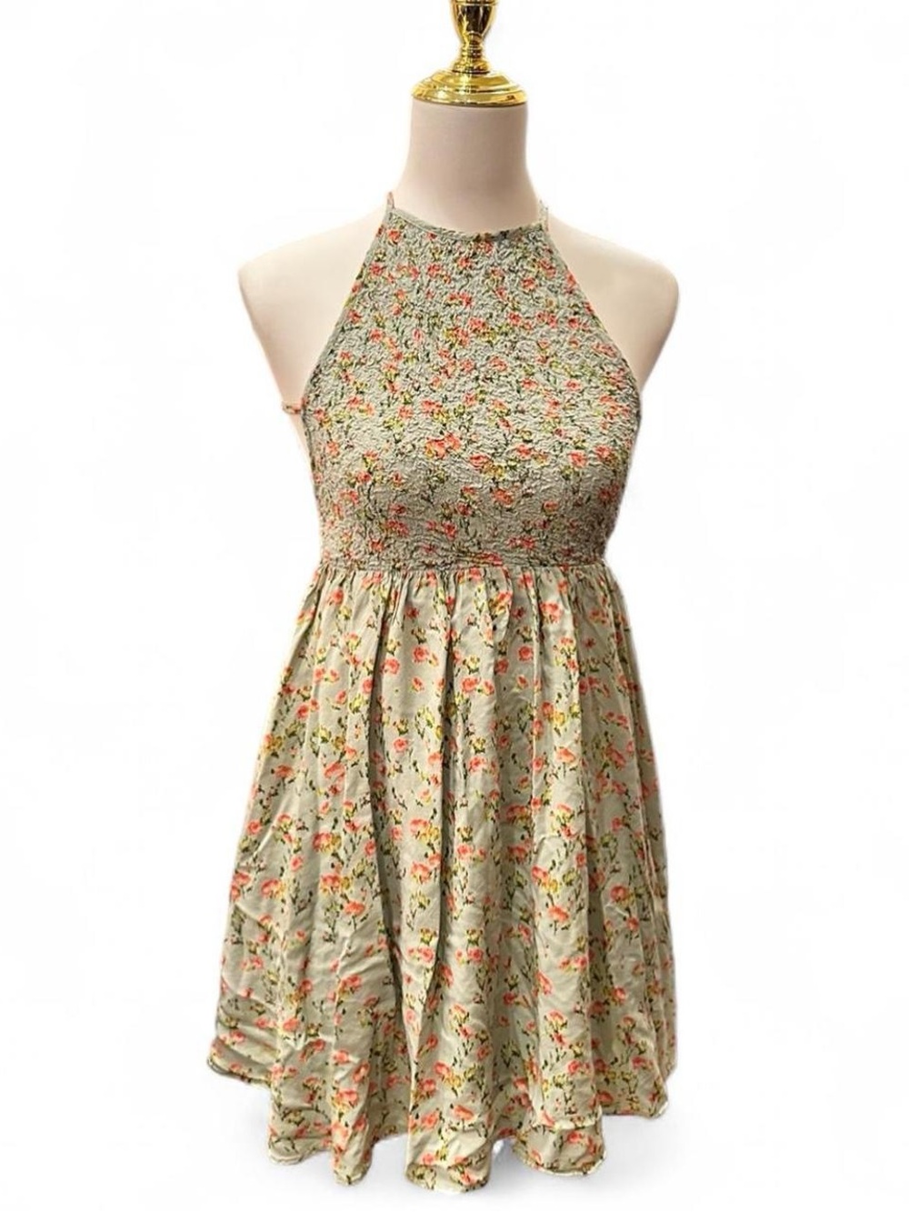 Urban Outfitters Kimchi Blue Verlina Smocked Bodice Mini Dress